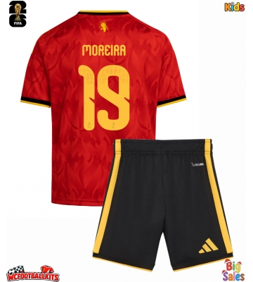 Belgium Diego Moreira #19 Replica Home Stadium Kit for Kids World Cup 2026 Short Sleeve (+ pants)
